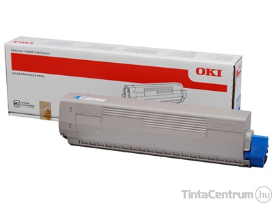 OKI C831/C841 ciánkék [10000 oldal] eredeti toner