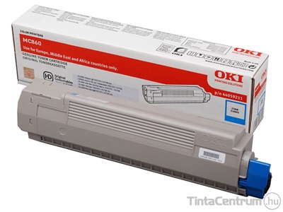 OKI C860 ciánkék [10000 oldal] eredeti toner