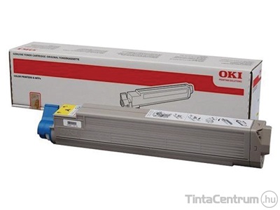 OKI C910/C920WT sárga [15000 oldal] eredeti toner