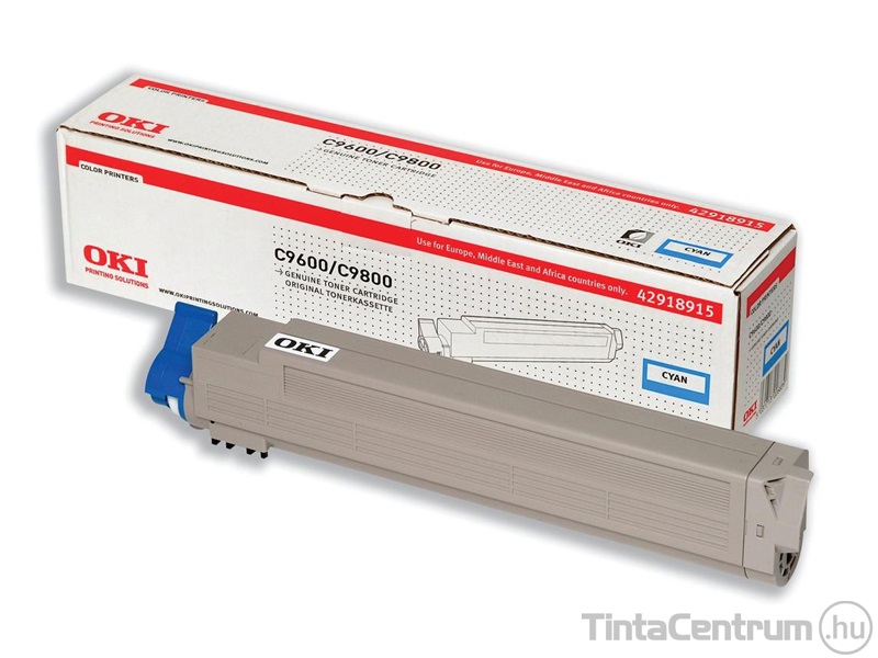 OKI C9600/C9800 ciánkék [15000 oldal] eredeti toner