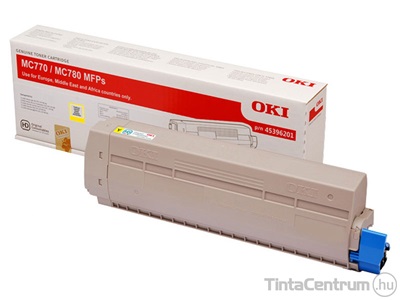 OKI MC770/MC780 sárga [11500 oldal] eredeti toner