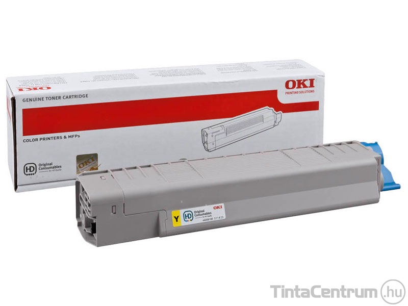 OKI MC851/MC861 sárga [7300 oldal] eredeti toner