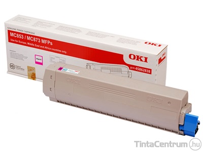 OKI MC853/MC873 ciánkék [7300 oldal] eredeti toner