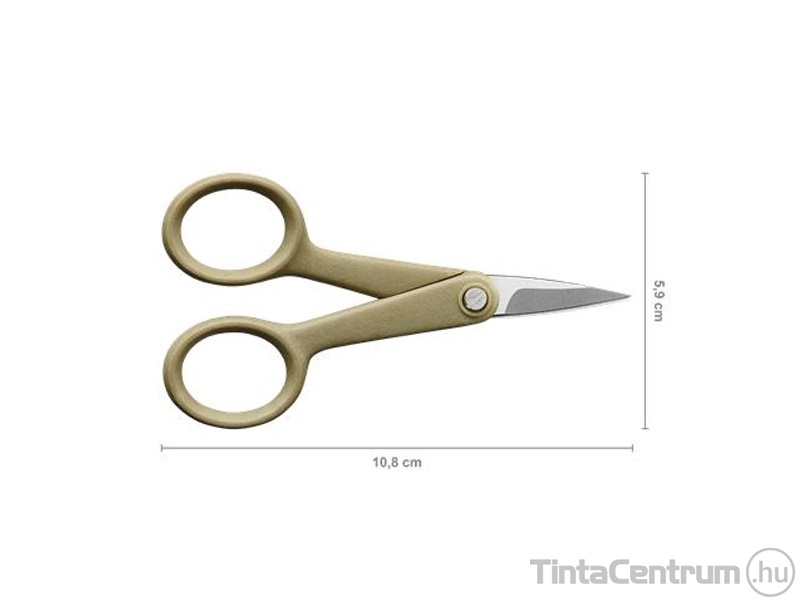 Olló, 11cm, körömvágó, FISKARS "ReNew", natúr