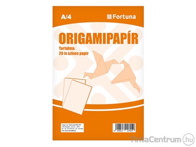 Origami papír, A4, FORTUNA, 20lap/csomag