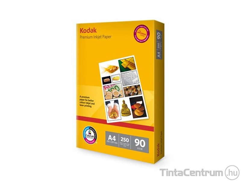 Másolópapír, A4, 90g, KODAK "Premium Inkjet" 250lap/csomag