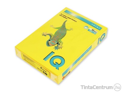 Másolópapír, színes, A4, 80g, IQ "Color", intenzív kanárisárga (CY39) 500lap/csomag