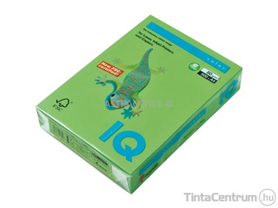 Másolópapír, színes, A4, 80g, IQ "Color", intenzív tavaszzöld (MA42) 500lap/csomag