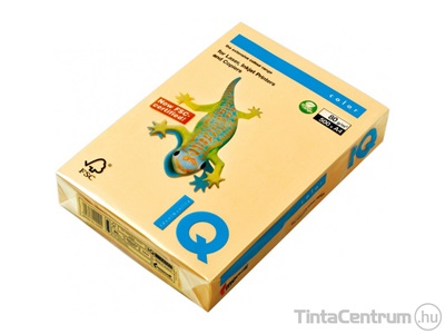 Másolópapír, színes, A4, 80g, IQ "Color", pasztell krém (CR20) 500lap/csomag
