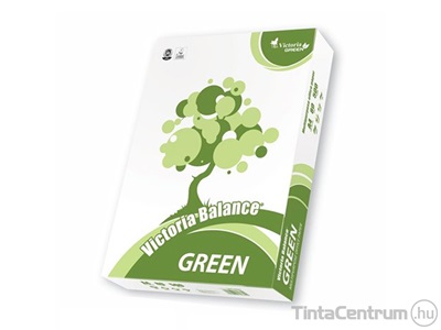 Másolópapír, újrahasznosított, A4, 80g, VICTORIA "Balance Green" 500lap/csomag