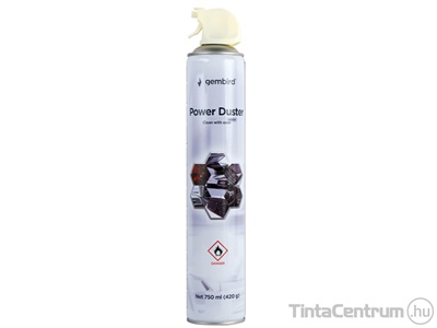 Porpisztoly, sűrített levegő spray, gyúlékony, 750ml, GEMBIRD