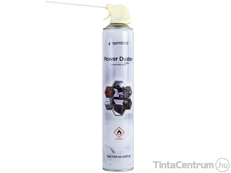 Porpisztoly, sűrített levegő spray, gyúlékony, 750ml, GEMBIRD