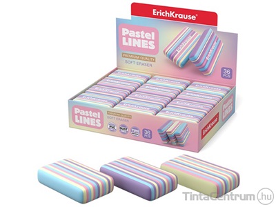 Radír, ERICHKRAUSE "Pastel Lines"