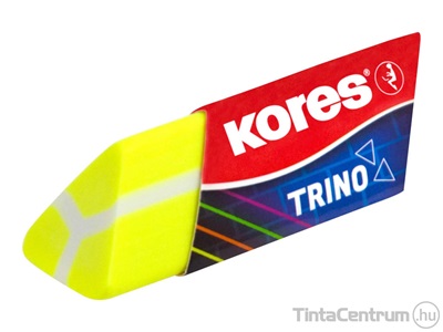 Radír, KORES "Trino", vegyes neon színek