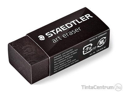 Radír, STAEDTLER "Rasoplast 526 B-9", fekete 2db/csomag