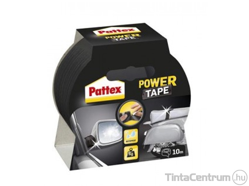 Ragasztószalag, 50mmx10m, HENKEL "Pattex Power Tape", fekete