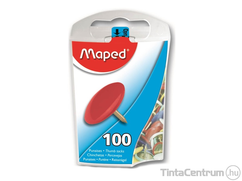 Rajzszeg, 100db-os, MAPED, színes