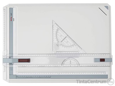 Rajztábla, A3, párhuzamvonalzóval, ROTRING "Rapid"