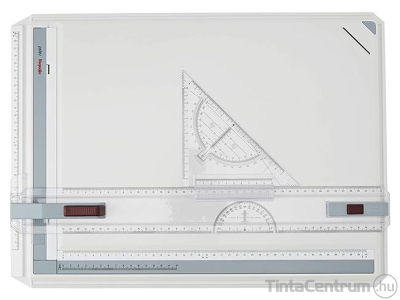 Rajztábla, A3, párhuzamvonalzóval, ROTRING "Rapid"