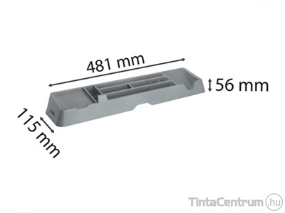 Rendszerező, asztali, EXACOMPTA, szürke