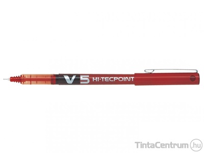 Rollertoll, 0,3mm, tűhegyű, PILOT "Hi-Tecpoint V5", piros