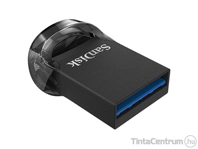 SANDISK pendrive, 128GB, USB 3.1, "Cruzer Fit Ultra", fekete