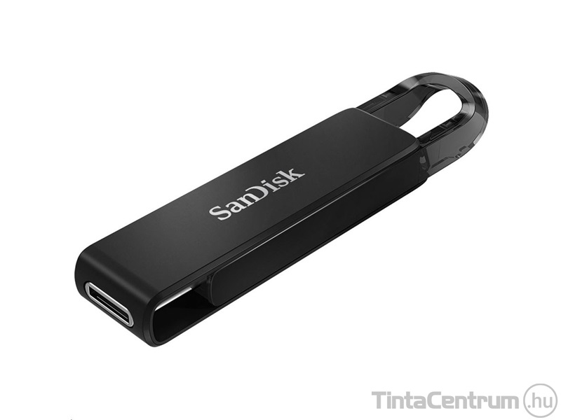 SANDISK pendrive, 128GB, USB 3.1 + USB-C, "Ultra", fekete