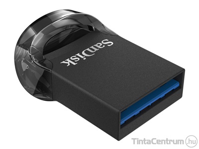 SANDISK pendrive, 64GB, USB 3.1, "Cruzer Fit Ultra™", fekete