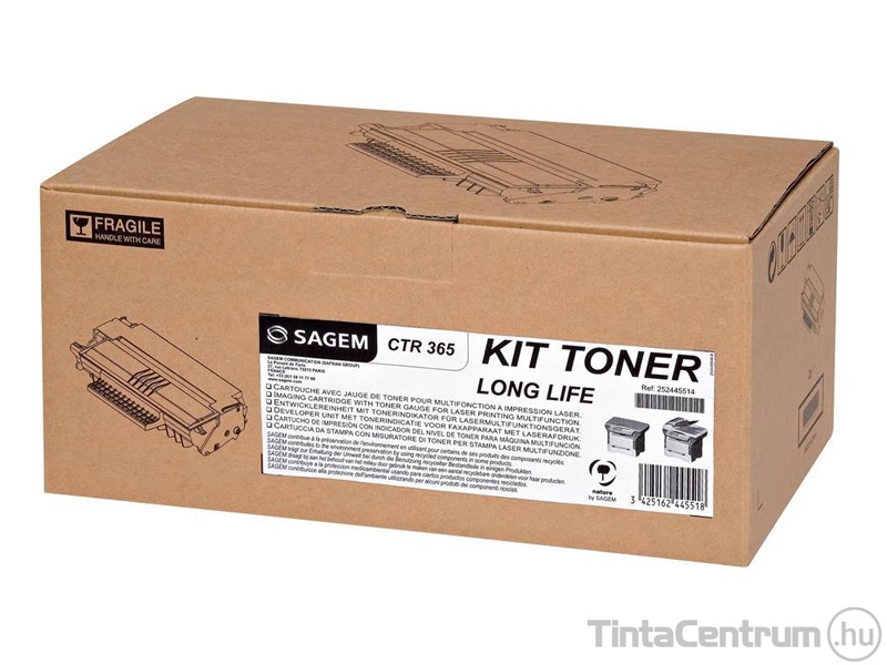 Sagem CTR-365 fekete [4000 oldal] eredeti toner