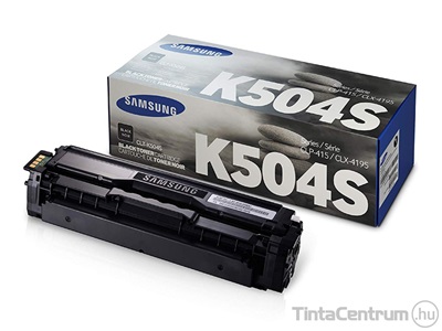 Samsung CLP-415/4195 (CLT-K504S) fekete [2500 oldal] eredeti toner