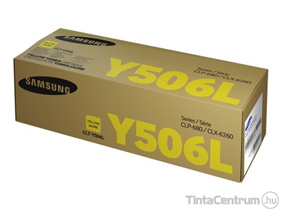 Samsung CLP-680ND/CLX-6260FR (CLT-Y506L) sárga [3500 oldal] eredeti toner