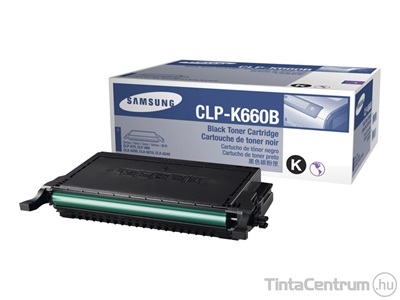 Samsung CLP-K660B fekete [5500 oldal] eredeti toner