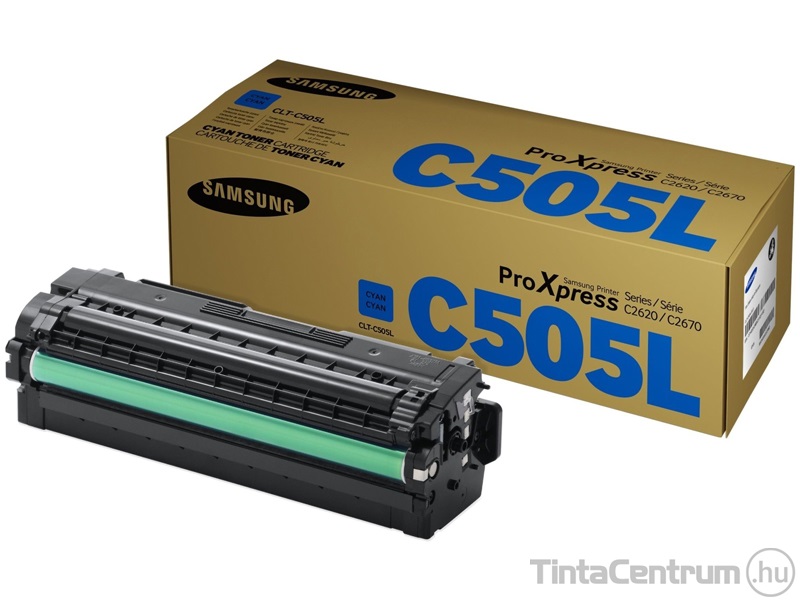 Samsung SL-C2620DW/SL-C2670FW (CLT-C505L) ciánkék [3500 oldal] eredeti toner