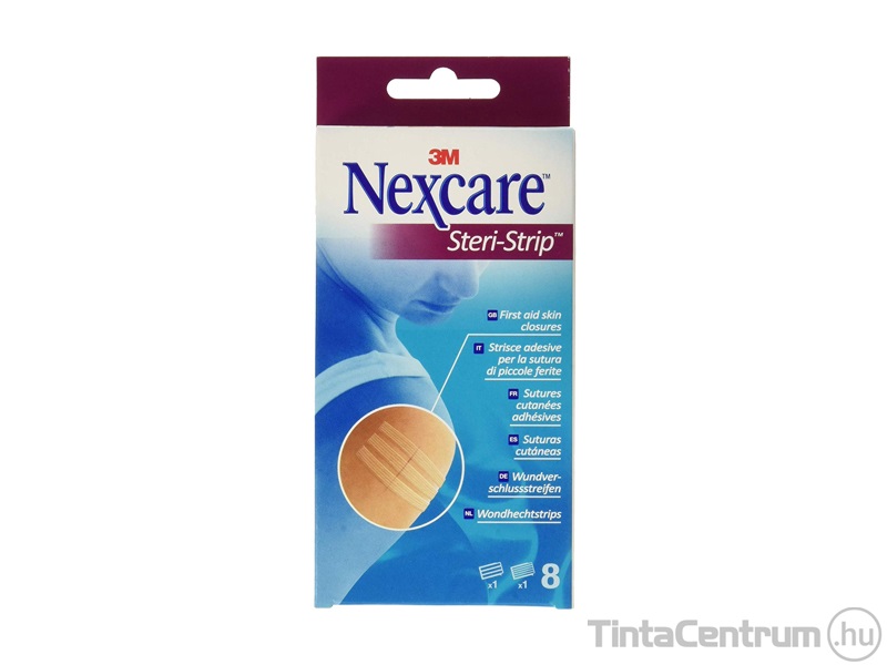 Sebzáró csík, vegyes méret, 3M "Nexcare SteriStrip" 8db/doboz