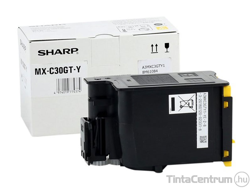 Sharp MX-30GTY sárga [6000 oldal] eredeti toner