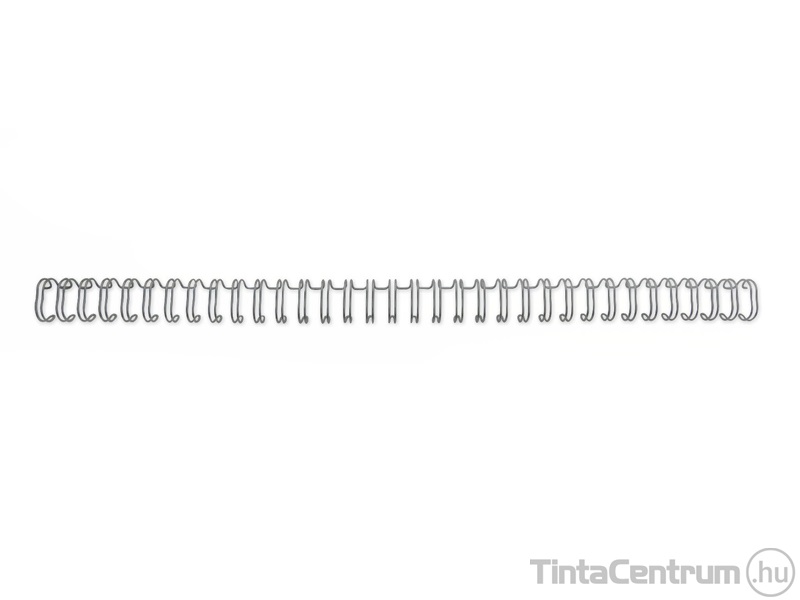 Spirál, fém, 3:1, 12,5mm, 115lap, GBC "WireBind", ezüst 100db/csomag
