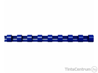 Spirál, műanyag, 12mm, 56-80lap, FELLOWES, kék 100db/csomag