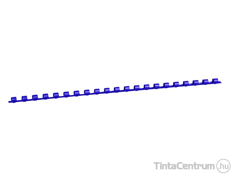Spirál, műanyag, 8mm, 21-40lap, FELLOWES, kék 25db/csomag