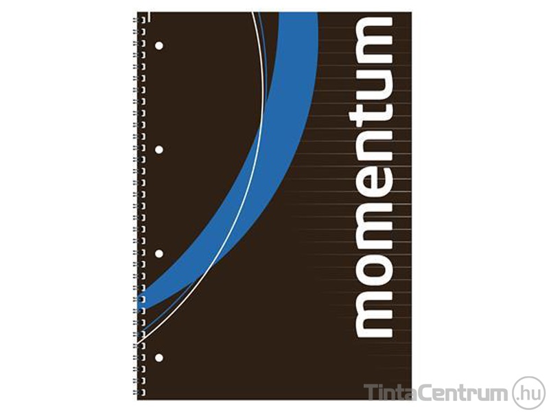 Spirálfüzet, A4, perforált, lyukasztott, vonalas, 90lap, VICTORIA "Momentum"