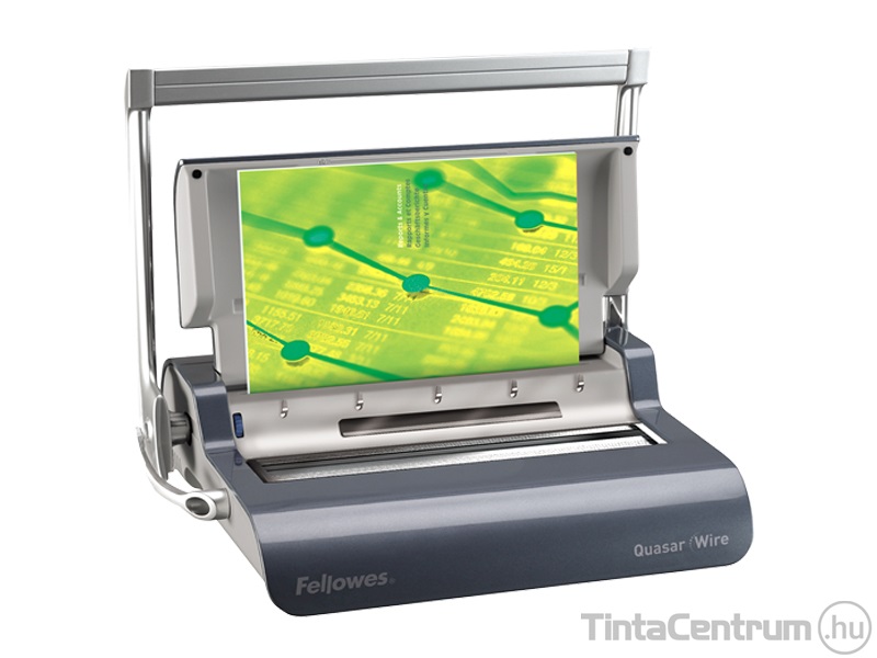 Spirálozógép, fém spirálkötéshez, manuális, 130lap, FELLOWES "Quasar Wire"