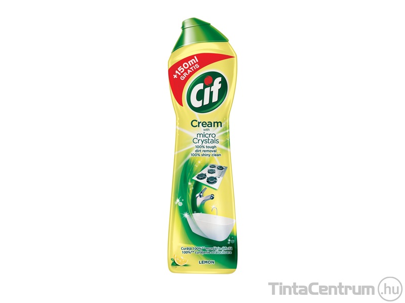 Súrolókrém, 0,5l, CIF "Cream", citrom