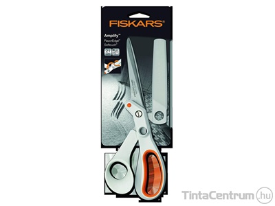 Szabóolló, 24cm, FISKARS "Amplify", fehér