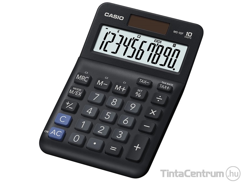 Számológép, asztali, 10 számjegy, CASIO "MS-10F"