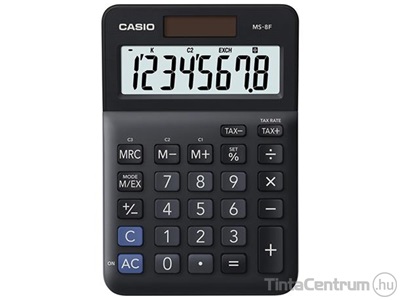 Számológép, asztali, 8 számjegy, CASIO "MS-8B S"