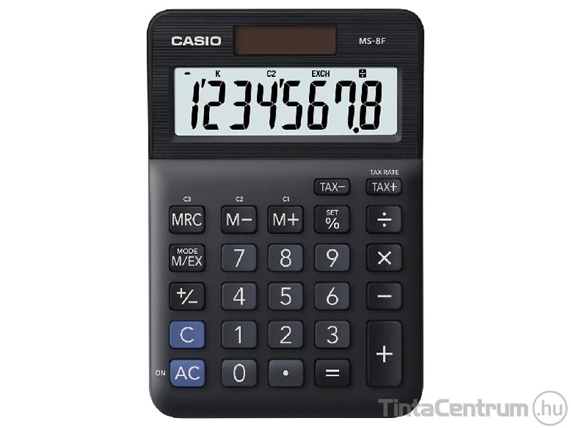 Számológép, asztali, 8 számjegy, CASIO "MS-8 F"