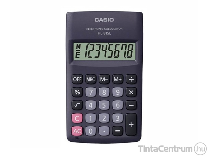 Zsebszámológép, 8 számjegy, CASIO "HL-815"