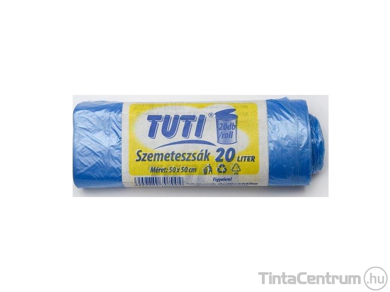 Szemeteszsák, 20l, TUTI 20db/tekercs