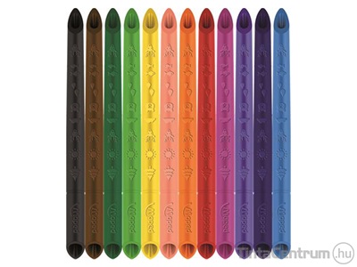 Színes ceruza készlet, háromszögletű, MAPED "Color`Peps INFINITY", 12 különböző szín
