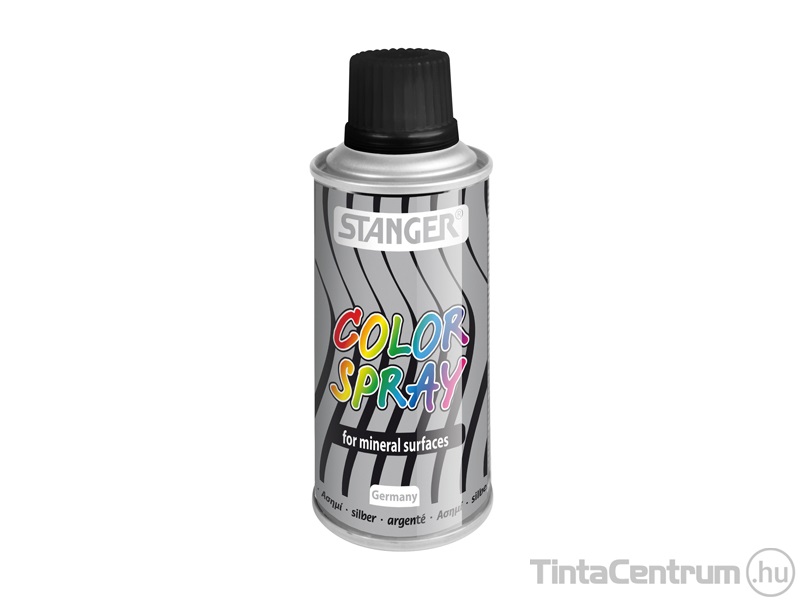 Színezőspray, 150ml, STANGER, metál ezüst