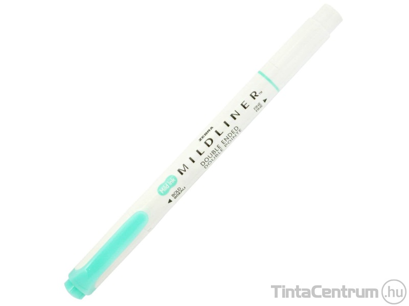 Szövegkiemelő, 1,0/3,5mm, kétvégű, ZEBRA "Mildliner Fluorescent", türkiz